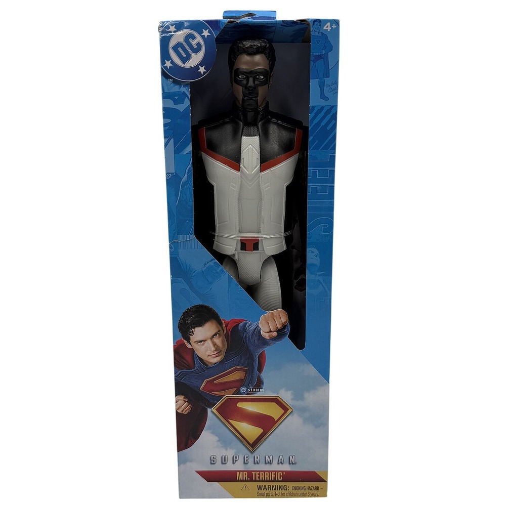 DC Comics Mr. Terrific 12 Inch Action Figure Superman Movie Spin Master NEW